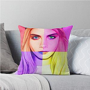 Cara Delevingne Throw Pillow