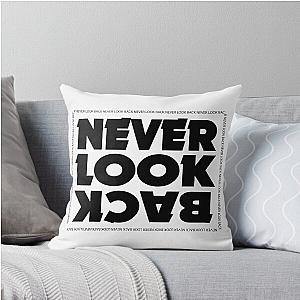 NEVER LOOK BACK T SHIRT CARA DELEVINGNE THROW PILLOW