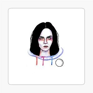 Watercolour Cara Delevingne by Derek Xie sticker