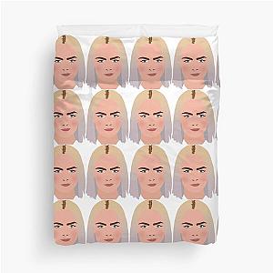Cara Delevingne Platinum Hair Duvet Cover