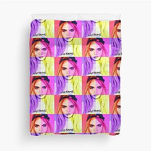 Cara Delevingne Sherbet Duvet Cover