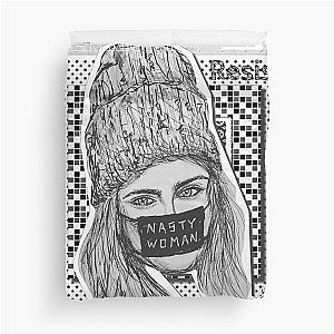 Cara Delevingne Nasty Woman Duvet Cover
