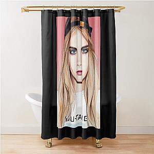 Cara Delevingne Shower Curtain