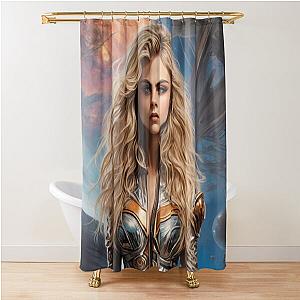 Cara Delevingne Shower Curtain