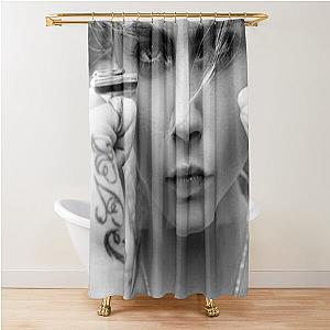 Fighter Cara Delevingne Shower Curtain