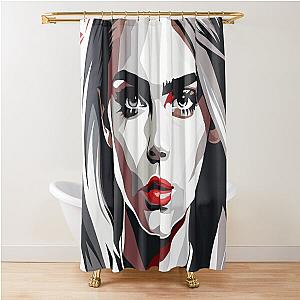 Cara Delevingne WallArt Attractive Shower Curtain