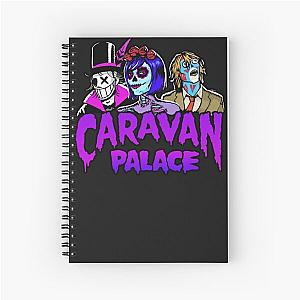 Caravan Palace Merch Spiral Notebook