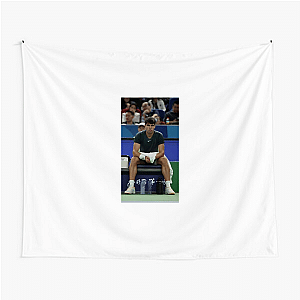 Carlos Alcaraz Always Explosive Always Winning Carlos Alcaraz Tapestries