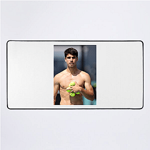 Carlos Alcaraz Wimbledon Champion Carlos Alcaraz Mouse Pads