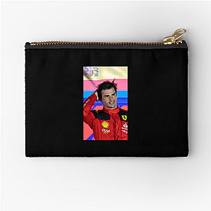 Carlos Sainz Jr F1 Race Winner Carlos Sainz Jr Zipper Pouches