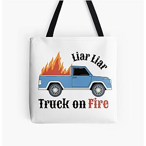 Carly Pearce Truck On Fire All Over Print Tote Bag