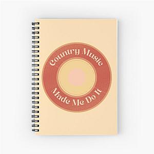 Carly Pearce Country Music Made Me Do It  Spiral Notebook