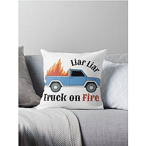 Carly Pearce Truck On Fire Throw Pillow