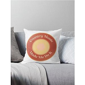 Carly Pearce Country Music Made Me Do It  Throw Pillow