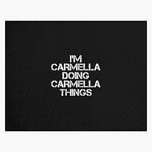 Carmella Name T Shirt Doing Things Gift Item Tee Jigsaw Puzzle