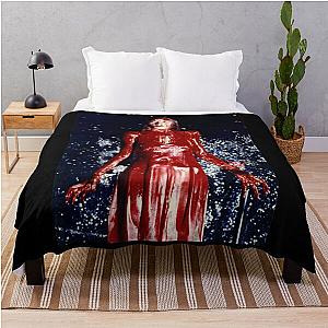 Carrie 1976 Horror fan gift throw blanket