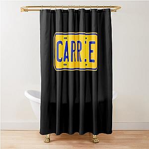Carrie Name Custom Number Plate Design Gift For Baby Shower Curtain