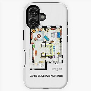 Carrie Bradshaw's Apartment Floorplan v.2 iPhone Tough Case