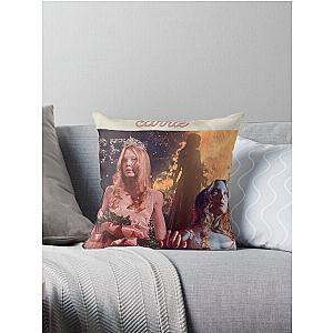 carrie 1976 poster coquette Throw Pillow