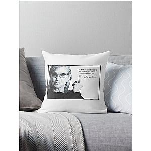 Carrie Fisher Quote Throw Pillow