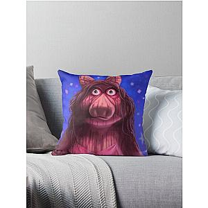 Muppet Maniacs - Ms. Piggy as Carrie Throw Pillow