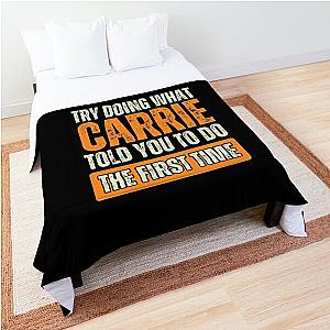 Carrie Personal Funny Comforter