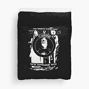 Carrie DIY punk flyer Duvet Cover