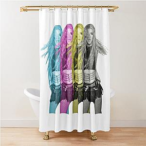 Carrie Dawn Rainbow Shower Curtain