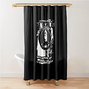 Carrie DIY punk flyer Shower Curtain