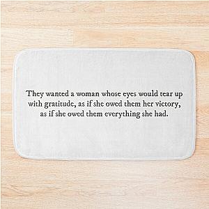 Carrie Soto is Back quote Bath Mat