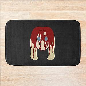 Cute Minimalist Carrie White Bath Mat