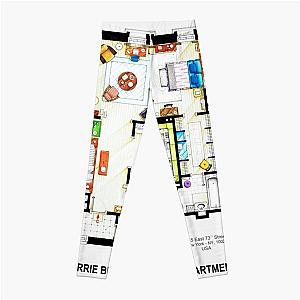 Carrie Bradshaw's Apartment Floorplan v.2 Leggings