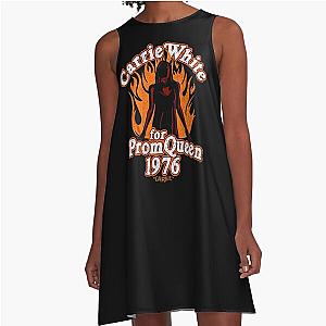 Carrie White For Prom Queen 1976 Women Fire Halloween A-Line Dress