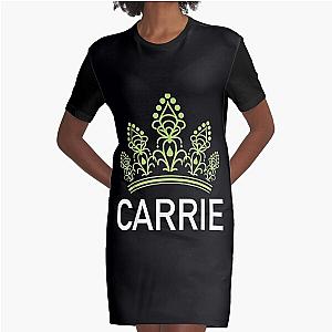 Carrie Carrie Carrie Vintage Style Gift  Graphic T-Shirt Dress