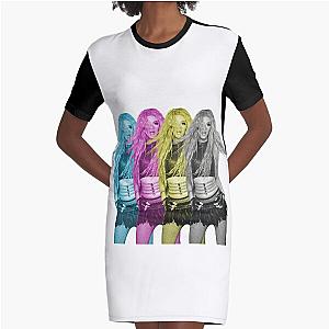 Carrie Dawn Rainbow Graphic T-Shirt Dress