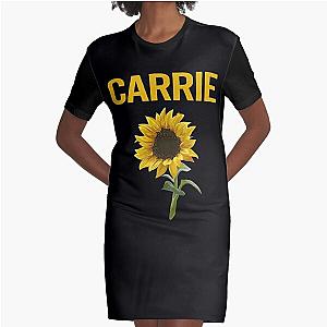 Happy Sunflower Carrie Graphic T-Shirt Dress