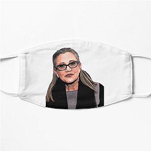 Carrie Fisher Cartoonish Flat Mask