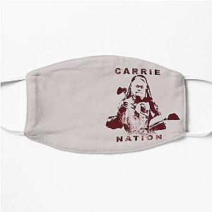 Carrie Nation Burgundy Flat Mask