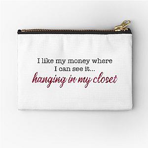 Carrie Bradshaw quote Zipper Pouch