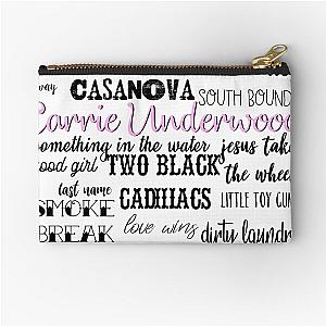 carrie underwood Zipper Pouch