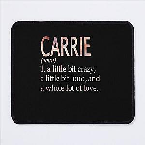 Carrie Girl Name Definition Mouse Pad