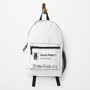 Carrie Fisher Tweets Backpack