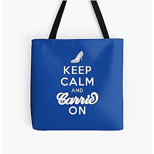 Keep Calm And Carrie On All Over Print Tote Bag