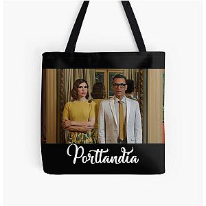 Fred & Carrie All Over Print Tote Bag