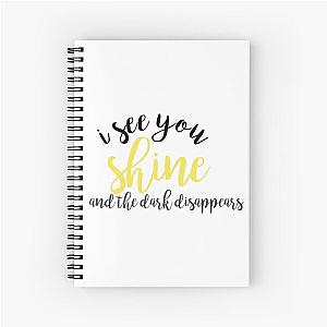 you shine - carrie Spiral Notebook