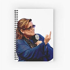 Carrie Fisher Spiral Notebook