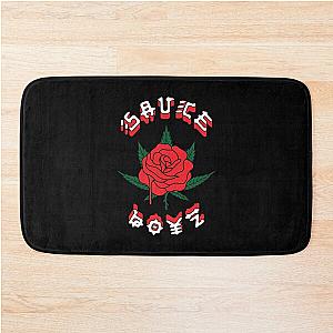 Eladio Carrion Shirt Boyz Rose Bath Mat