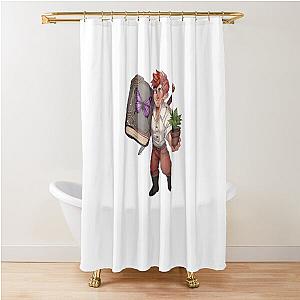 Carrion Swift, Carrying Simon and His Plant. Shower Curtain