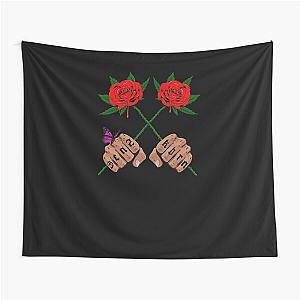 Eladio Carrion Merch Sauce Boyz Rose Tapestry