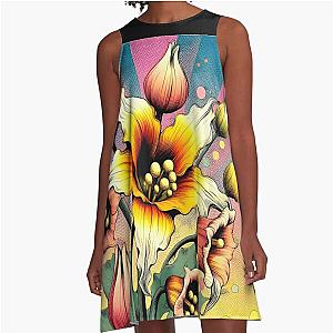 Orbea lutea A-Line Dress Yellow Carrion Flower